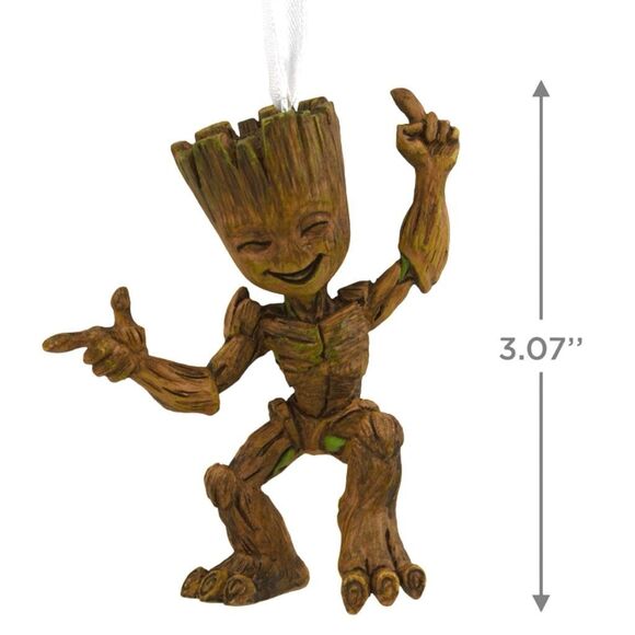 Hallmark Marvel Guardians of the Galaxy Groot Christmas Ornament - Picture 3 of 4
